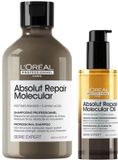L'Oréal Professionnel Absolut Repair Molecular Shampoo + Huile Duo - 300+90ml