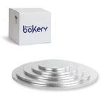 DECORA 0931202 Cakeboard zilver Ø 22 x H 1,2 cm