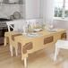 Bonamaison Tafelkleed, Anti-Mold, Sneldrogend, Waterdicht, 100% Polyester Tafellaken, Bruine tinten, 140 x 160 Cm
