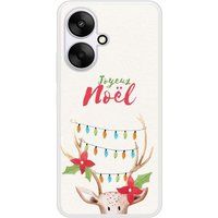 Xiaomi Redmi 13C 5G Beschermende Siliconen Case Lichtgevend Rendier
