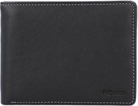 Picard Diego portemonnee leer 12,5 cm - Mannen - Horizontaal - zwart