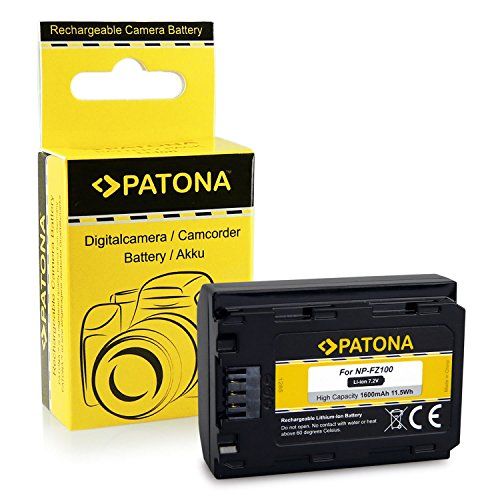 Patona Batterij NP-FZ100 compatibel met Sony Alpha 9, Alpha 7RM3, 7M3, A7 R III, BC-QZ1