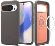Spigen Nano Pop MagFit Hoesje Geschikt voor Google Pixel 10 Pro XL - Back Cover Compatibel met MagSafe / Qi2 - Grijs