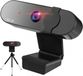 Merkloos / Sans marque Missan: 4k HD Webcam USB-computerwebcam - Met Privacysluiter en Statief - 4K webcamera met Autofocus