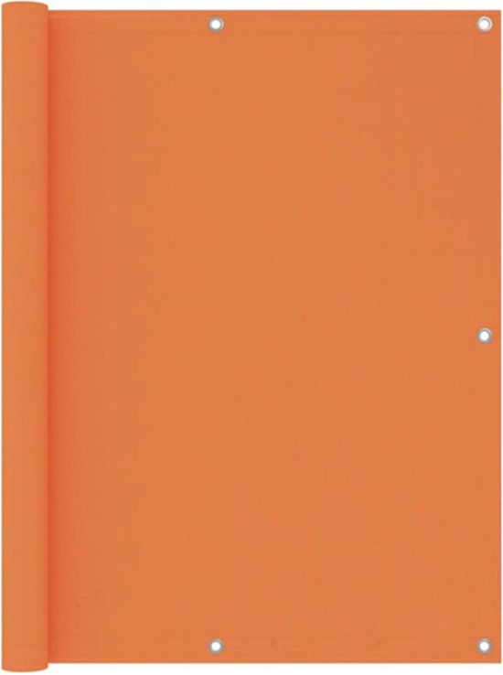 vidaXL Balkonscherm 120x500 cm Oxford Stof Oranje