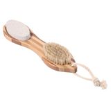 MSV Foot Brush, 4-in-1 Wooden