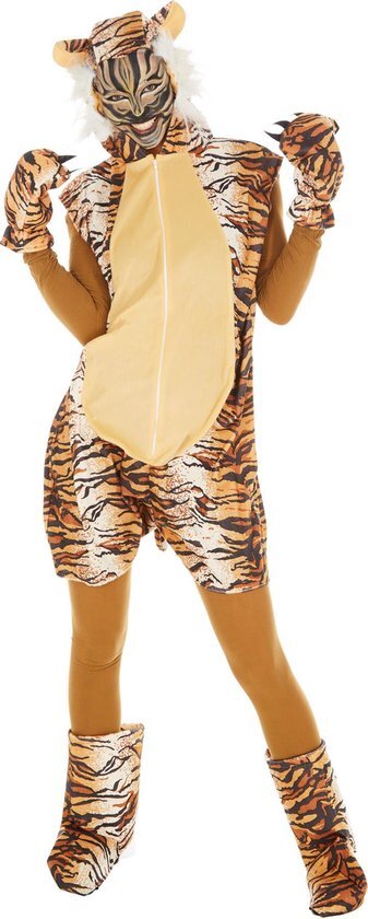 Tectake dressforfun - Kostuum tijger L - verkleedkleding kostuum halloween verkleden feestkleding carnavalskleding carnaval feestkledij partykleding - 300864