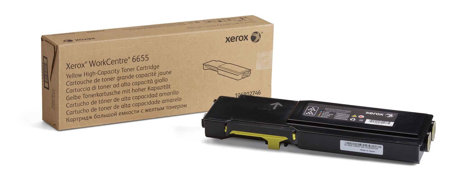 Xerox WorkCentre 6655 - Yellow Toner Cartridge (7,500 Pages)