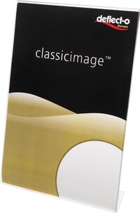 Deflecto Folderhouder L-voet A4 - Transparant