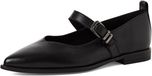 Tamaris dames leren ballerina 1-22102-46-003 damesschoenen zwart