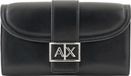Armani Exchange Portefeuille à rabat et logo central noir