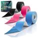 Revity Kinesiotape Set van 3 Rollen 5 cm x 5 m Noir, Bleu et Rose