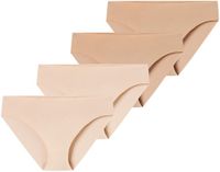 Schiesser Invisible Light slip dames sand, maple 4 stuks