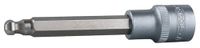 KS Tools 911.5314 1/2" Bit-dopsleutel binnenzeskant met kogelkop, lang, 8mm