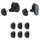 Comply Vervangende oordopjes van traagschuim voor Bose QuietComfort, Ultra, II | Ultiem comfort, veilige pasvorm, superieure geluidsisolatie | zwart, groot (3 paar)