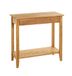 HAKU Console eiken, Massief hout - B 75 cm x H 75 cm x D 35 cm, Traditioneel