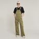 G-Star Straight Dungaree s/l wmn - Dames - Jumpsuits - Katoen/Elastaan - Ensis green gd