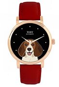 Toff London Beagle Head Hondenhorloge