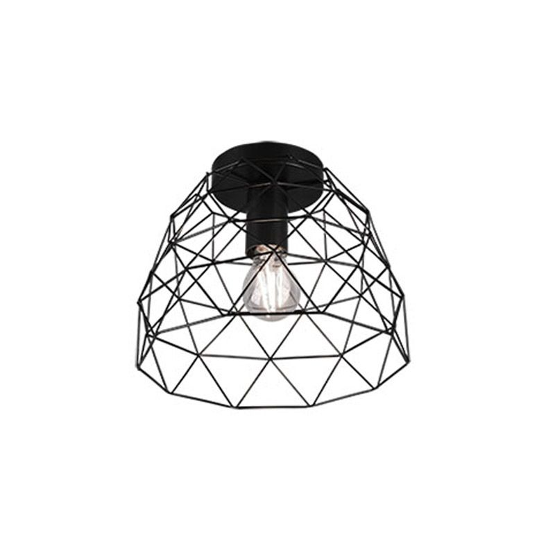 Reality Haval Plafondlamp - Zwart - Staal - E27