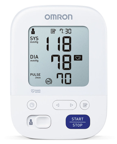 Omron M3 Comfort Bovenarm Bloeddrukmeter - Wit - 2 Gebruikers