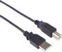 PremiumCord USB 2.0 A naar USB 2.0 A kabel 2 m Zwart