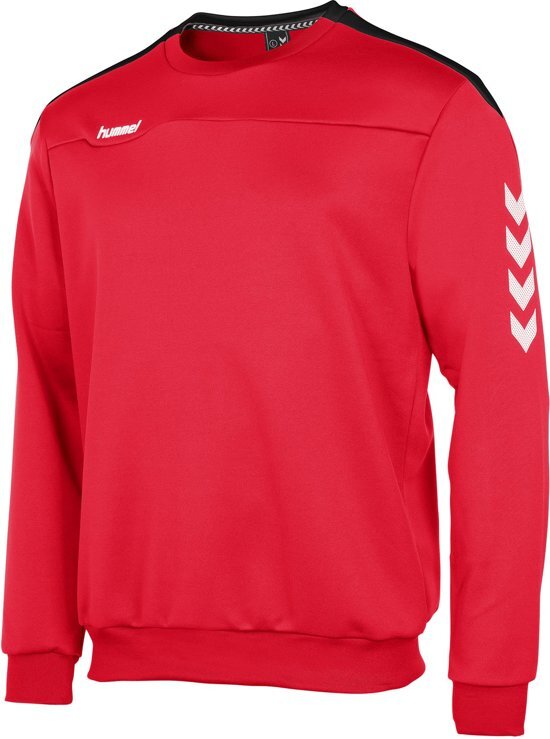 Hummel Valencia Top Round Neck Sporttrui Heren - Red-Black