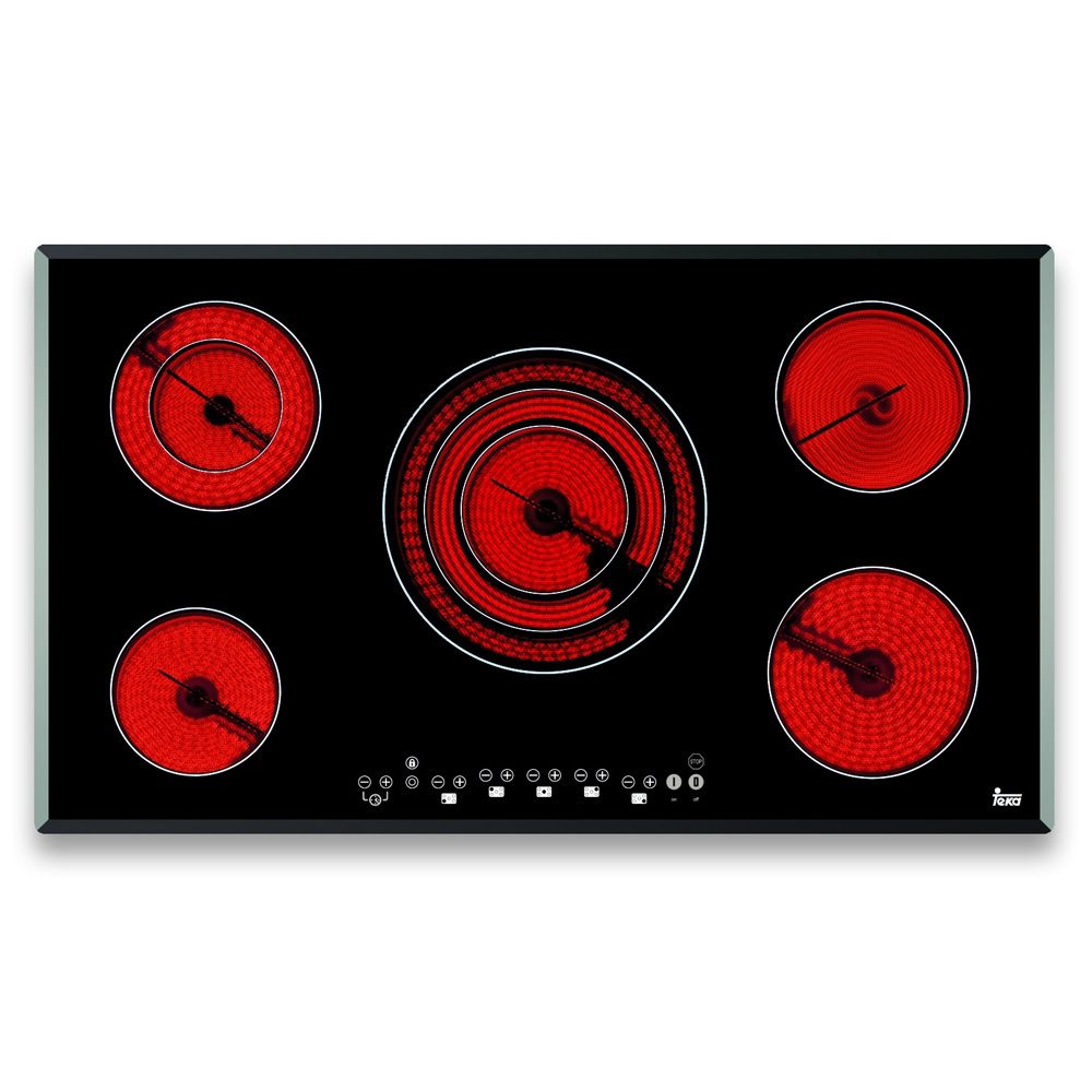 Teka TR 951 - 90cm Ceramic Hob - 5 Zones - Black