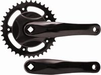 Kgs Kruitbosch Zwolle B.V. Crankstel Fausto 38T | 152mm | Zwart