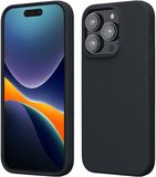 kwmobile Case voor iPhone 15 Pro - Slank TPU-Hoesje met Zachte Afwerking - In bosbesblauw