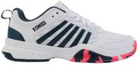 K-Swiss Court Express 2 Tennisschoen Kinderen WHITE/STARGAZER/NEONBLAZE 4,5