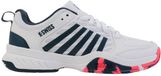 K-Swiss Court Express 2 Tennisschoen Kinderen WHITE/STARGAZER/NEONBLAZE 4,5