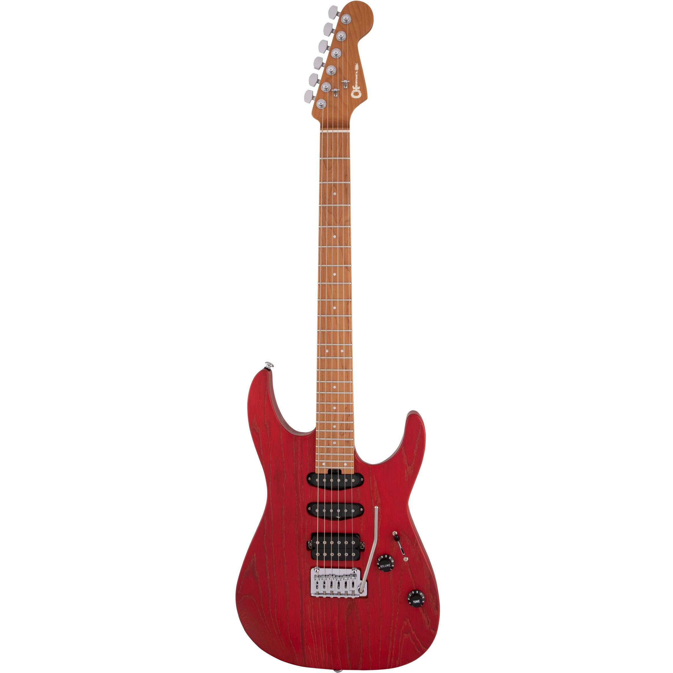 Charvel Pro Mod DK24 HSS 2PT CM Red Ash