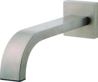 Wiesbaden Rombo Inbouw Uitloop 30 cm - RVS Look