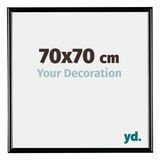 Your Decoration Cadre photo 70x70 cm Plastique Noir Brillant Bordeaux