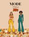 Mode Malbuch 70s: 70er-Jahre-Mode, Outfits, Kleider, Vintage-Stil, Retro- und Hippie-Designs
