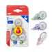 MP 3 stuks muiscorrectierollen, 6 m x 5 mm, nauwkeurige correctietape, direct afwisbaar, voor kantoor, thuiskantoor of school, compact