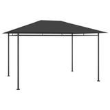 vidaXL Prieel Antraciet 384x281x270 cm Polyester Staal