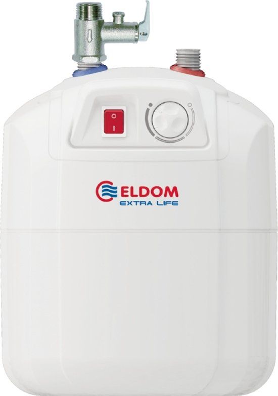 ELDOM 7 liter close in boiler 1.5kW voor onder het aanrecht Extra Life