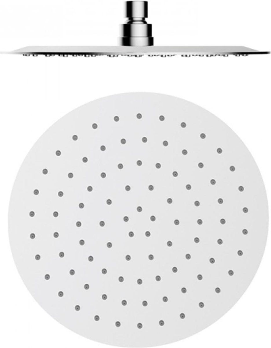 Douchebakkenopmaat.nl Hoofddouche Slim ø15cm gepolijst RVS - Chroom