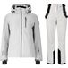 Whistler Ensemble de ski Drizzle (veste et pantalon), femme, blanc