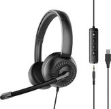 Speedlink METIS - Stereo Headset - USB & 3.5mm - Lichtgewicht - Zwart