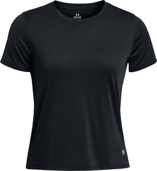 Under Armour UA Launch Shortsleeve Dames Sportshirt - Zwart