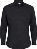 JACK&JONES JJPRPARMA SHIRT L/S NOOS PLS Heren Overhemd Zwart 5XL