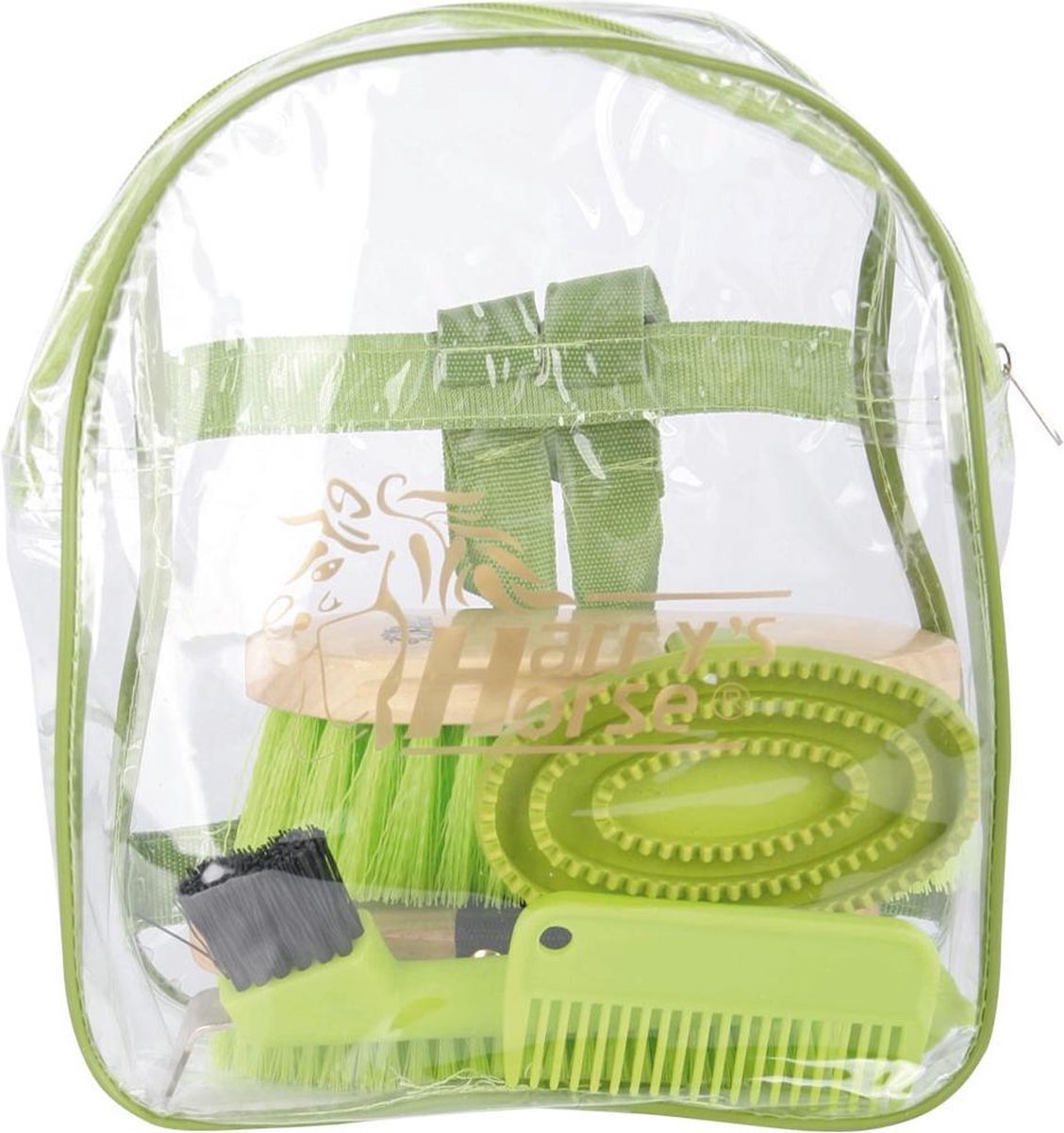Harry's Horse Backpack grooming kit groen groen