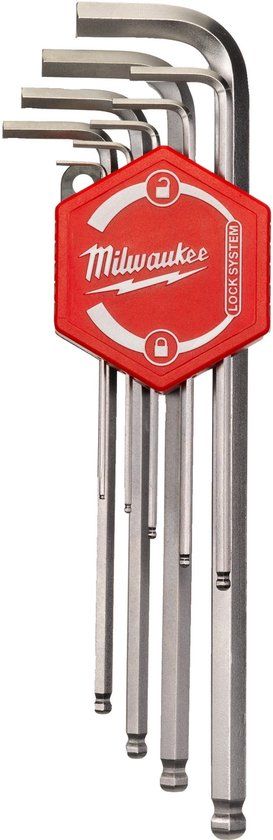 Milwaukee Inbussleutel Set 9- delig - 1.5-10mm - 4932478621