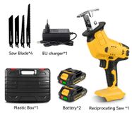 StarTech Accuboormachine - Elektrische zaag - 100 mm - 3500 slagen per minuut - Geschikt voor hout en metaal - Compatibel met Makita 18 V - 2 accu's inbegrepen