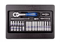 King Tony Dop 1/4" Dops Set 6-hoek 4-13mm 26 Delen