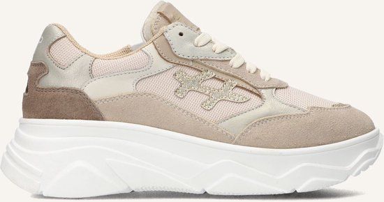 Hip Meisjes Lage sneakers H1521 - Beige - Suède - Maat 34