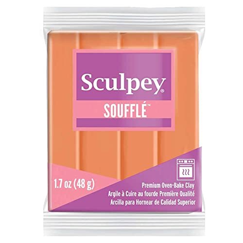 Sculpey SU 6033 48 g Individuele Soufflé Klei Bar, Pompoen