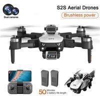 S2S S2S Mini Drone Dual Camera 4K Quadcopter Opvouwbaar Brushless 2 Batterij Batterijduur: 25 Min Wit